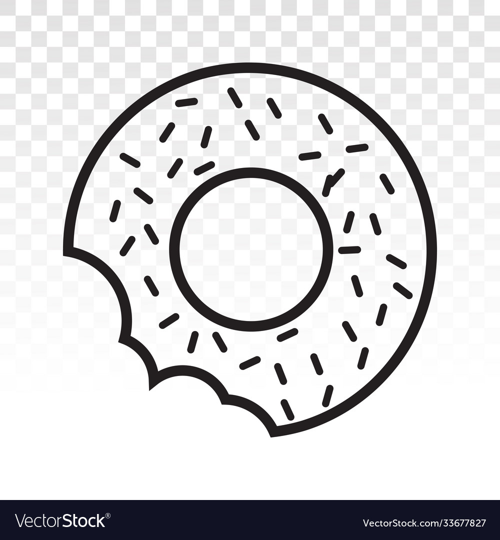 Donuts doughnut with chocolate sprinkles