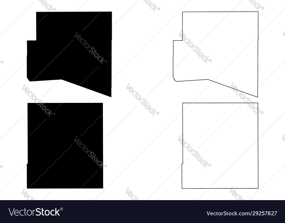 Prowers and pueblo county colorado us county Vector Image