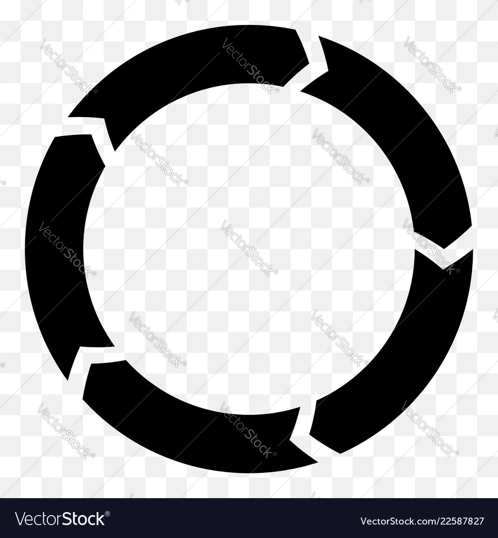 Segmented Circular Arrow Icon