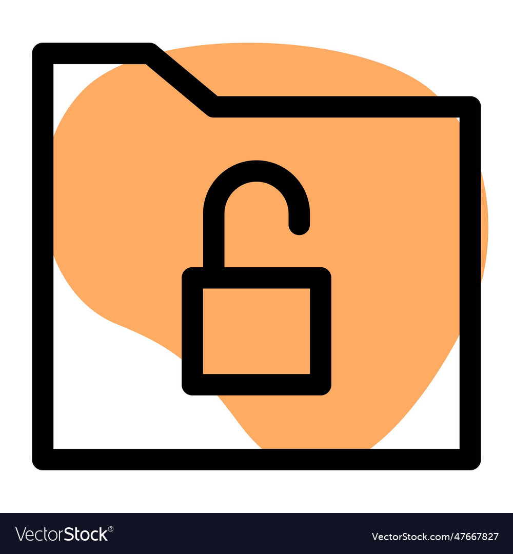 Unlocked folder files are accessible to all users