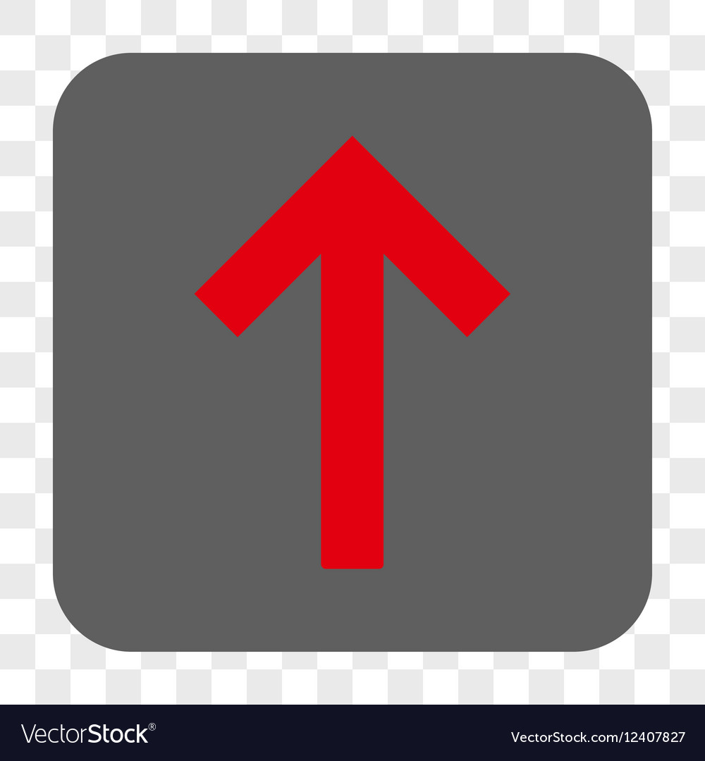 Up arrow rounded square button