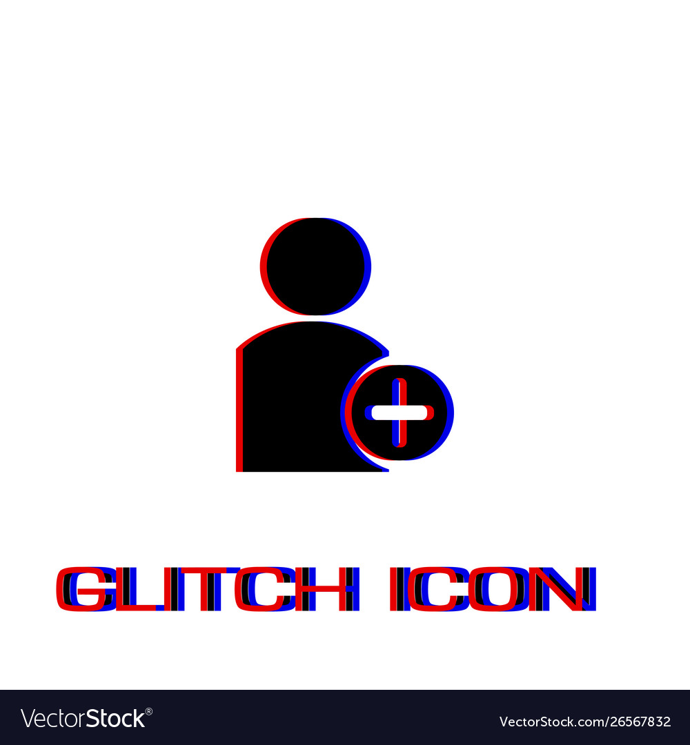 Add user icon flat vector image Add user icon flat