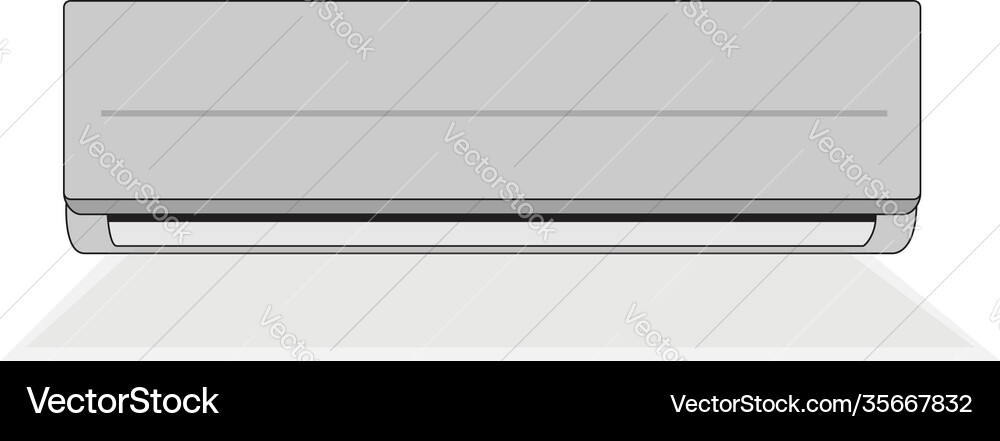 Air condition on white background Royalty Free Vector Image