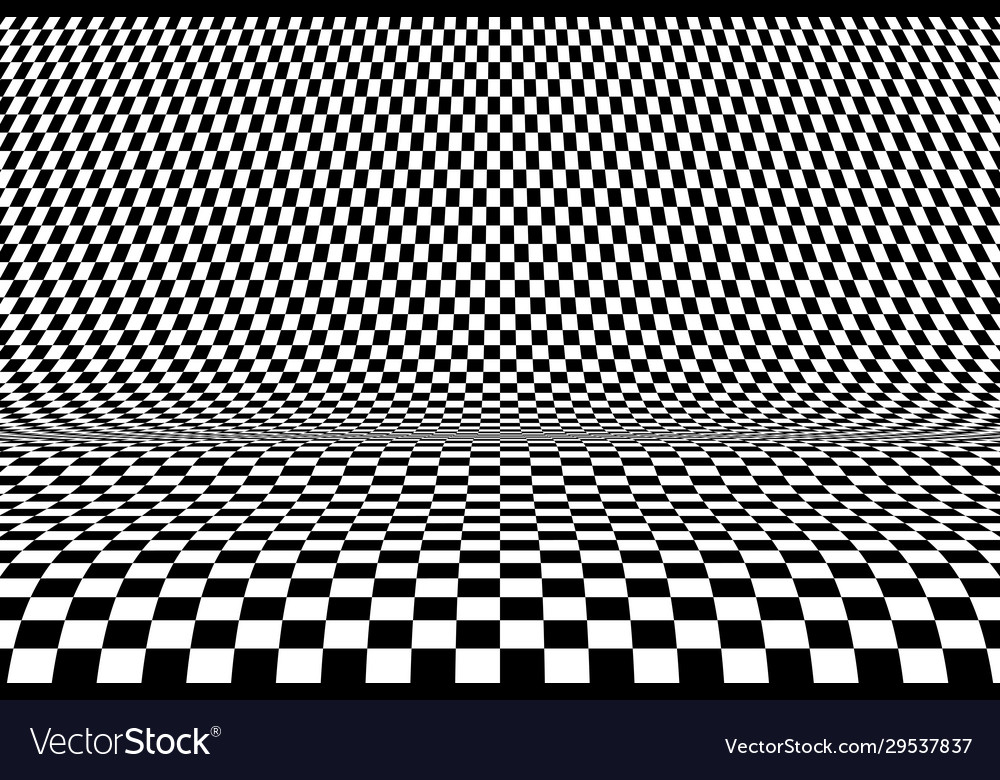 Abstract square op art pattern decorative design Vector Image