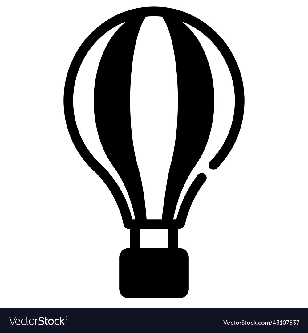Balloon empty state single isolated icon