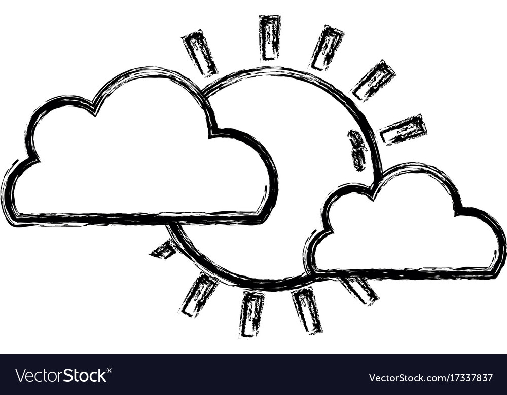 Figure clouds with tropical sun natural weather