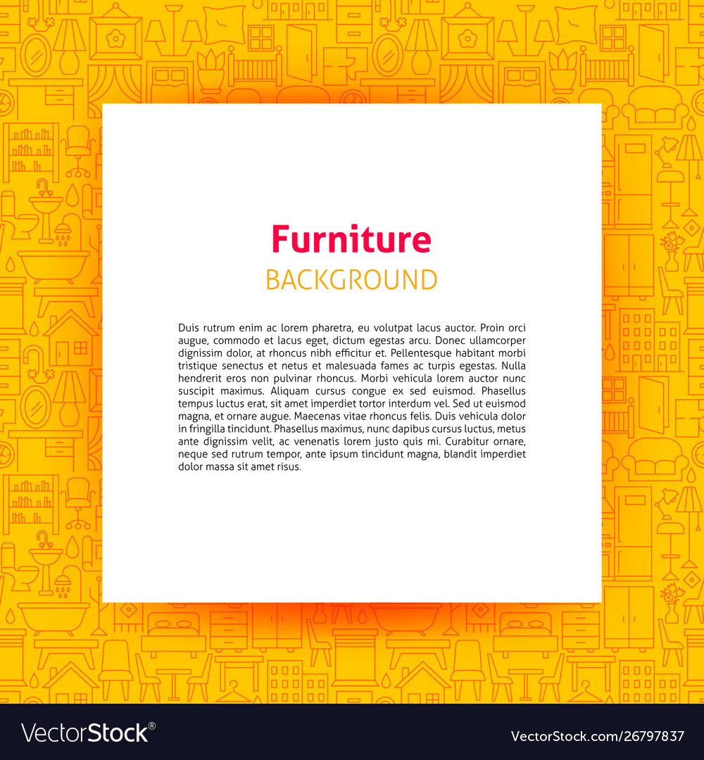 Furniture paper template