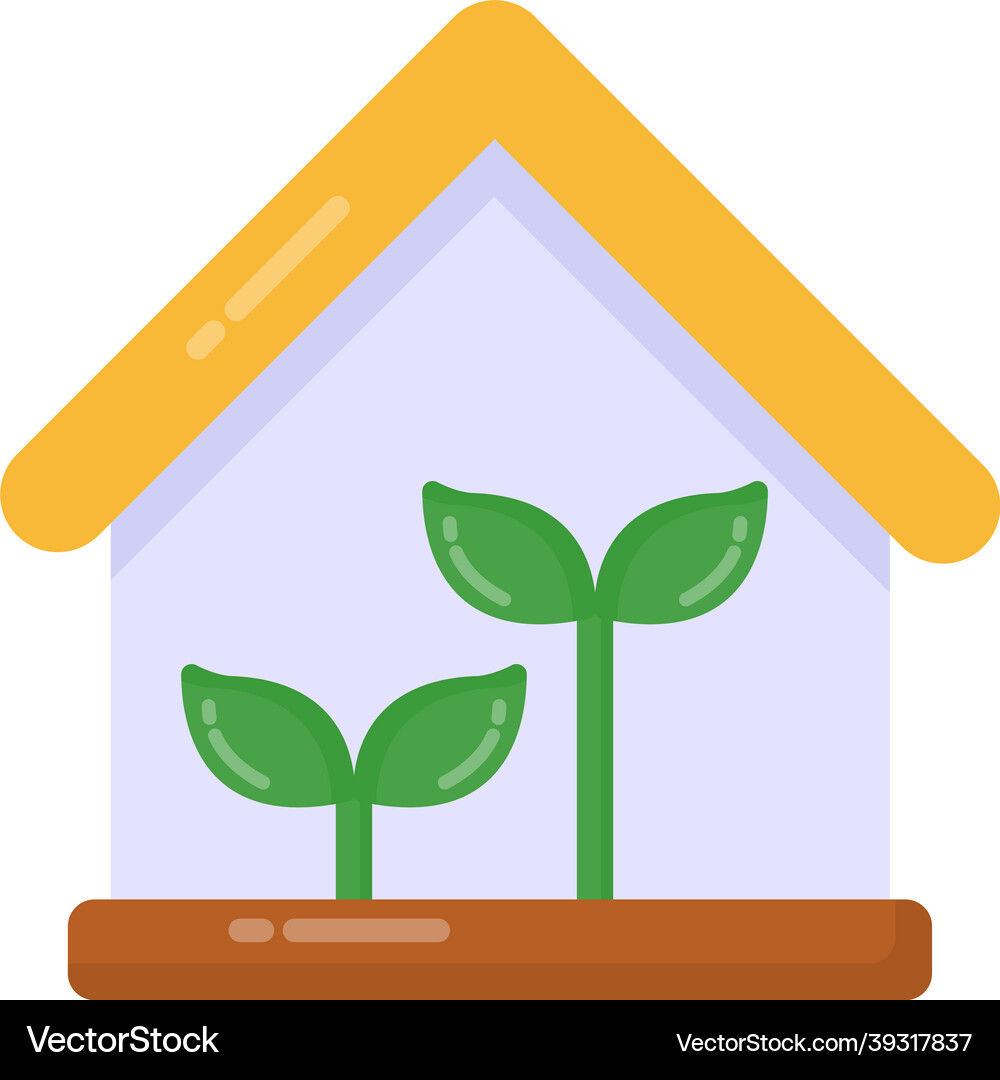 Greenhouse Royalty Free Vector Image - VectorStock