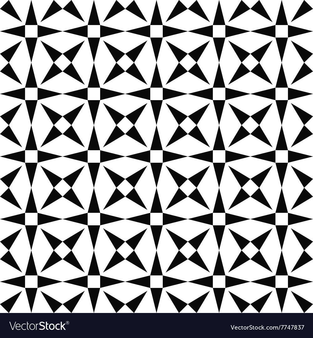 Seamless monochrome triangle pattern background