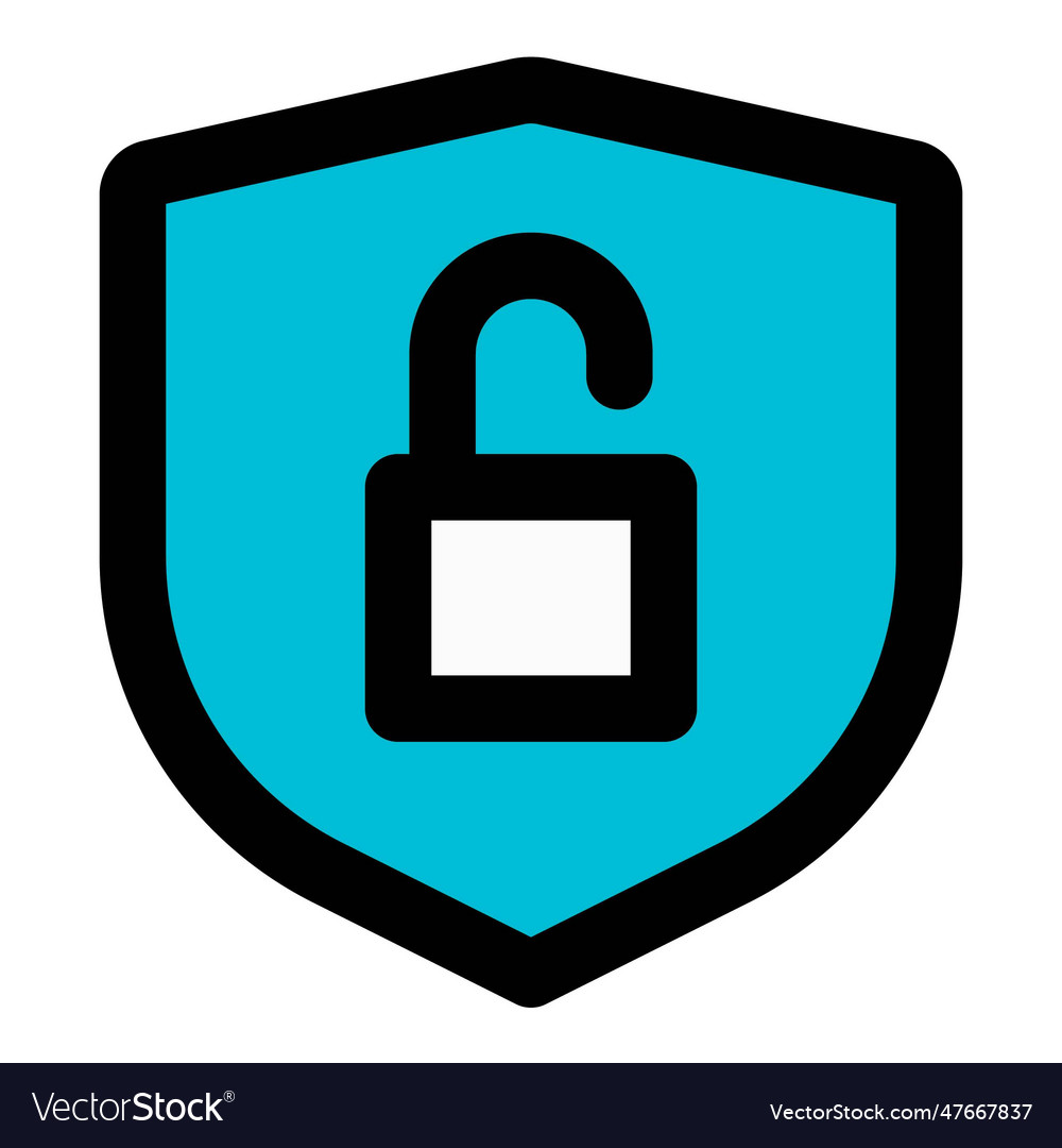 Security lock opened a warning indication