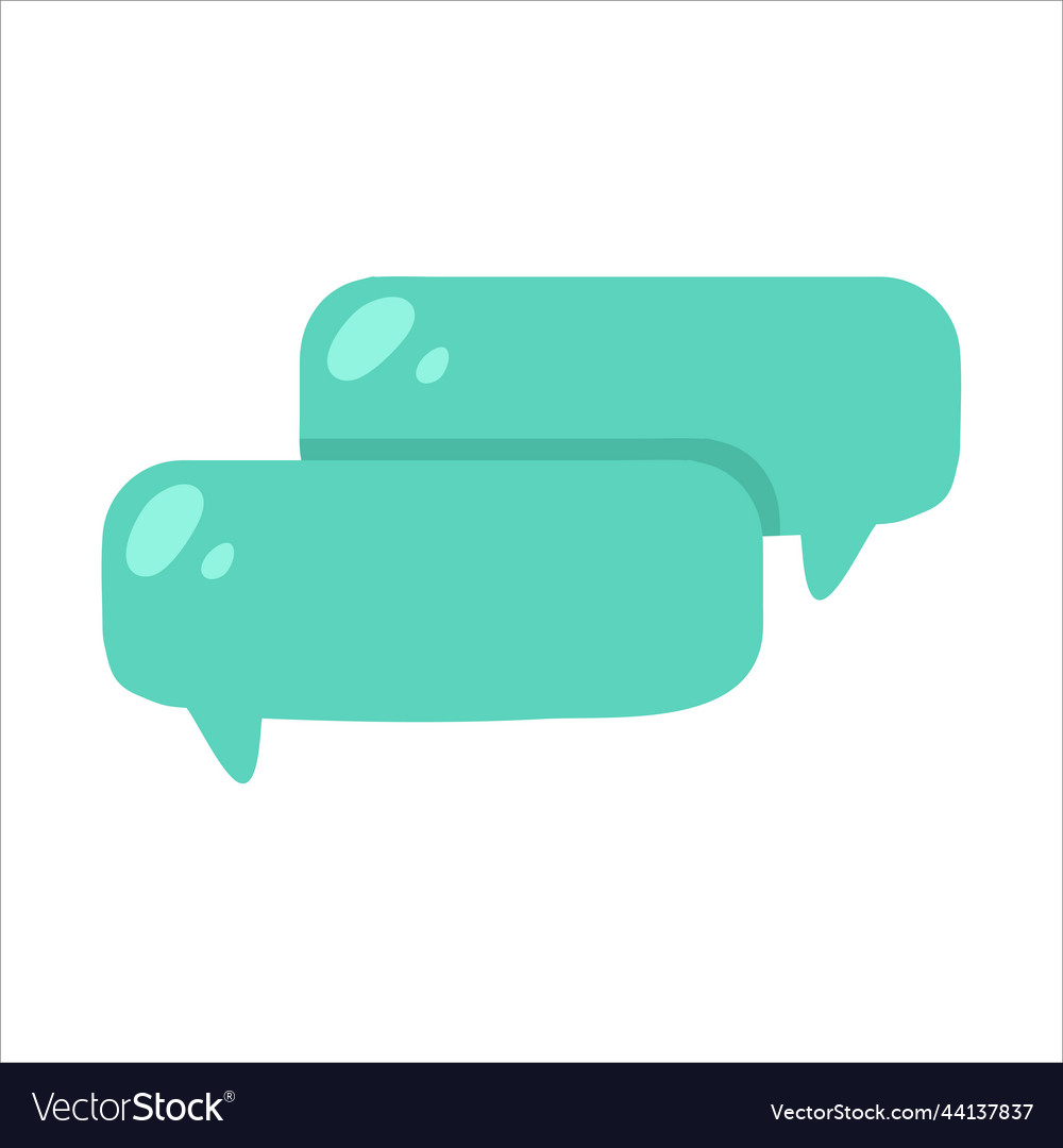 Speech bubble for entering conversation messages