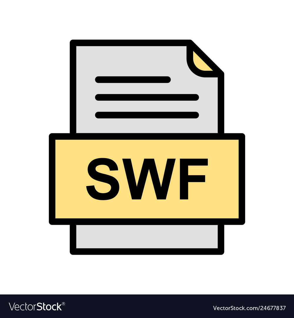 Swf file document icon