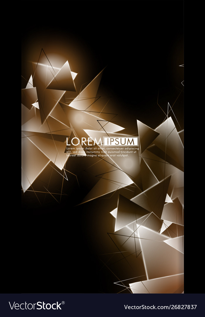 Vertical triangle background abstract composition