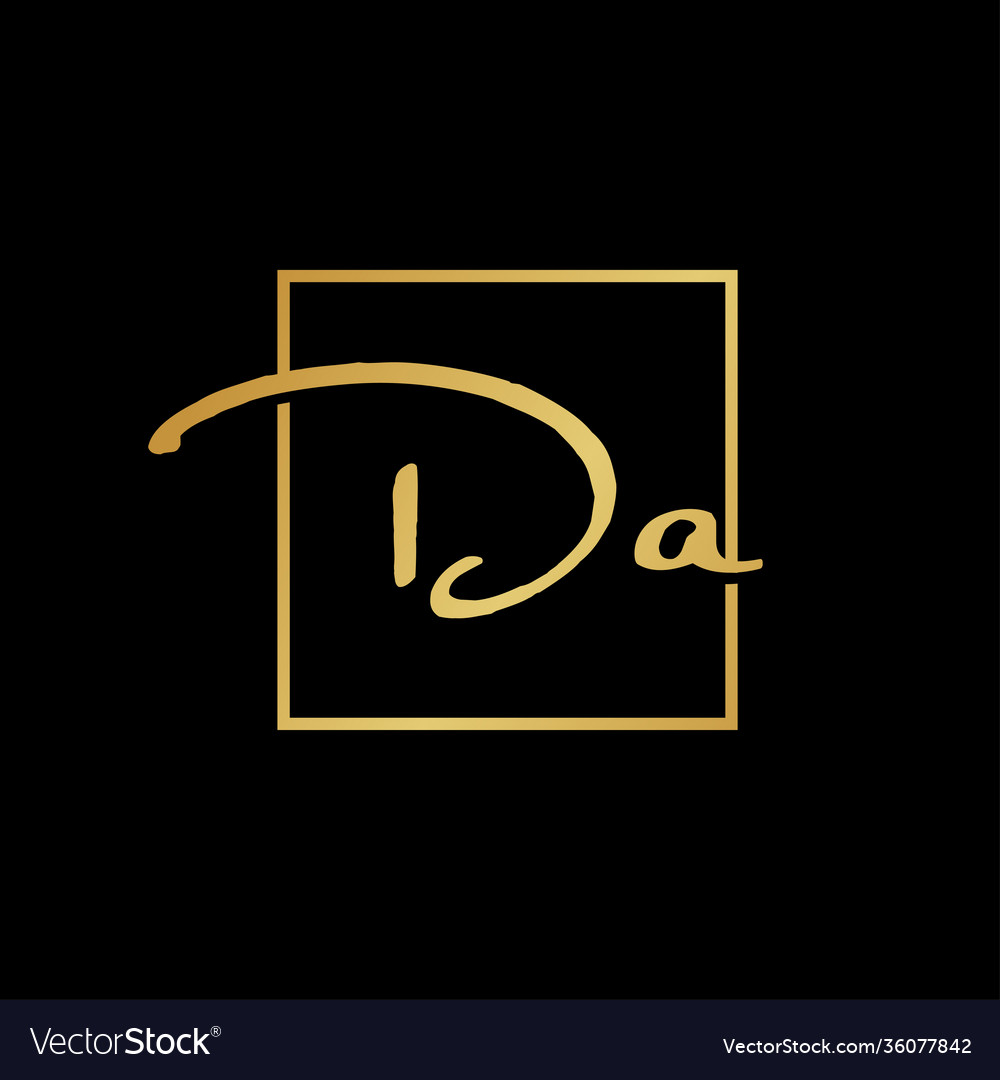 Creative initial letter db square logo design