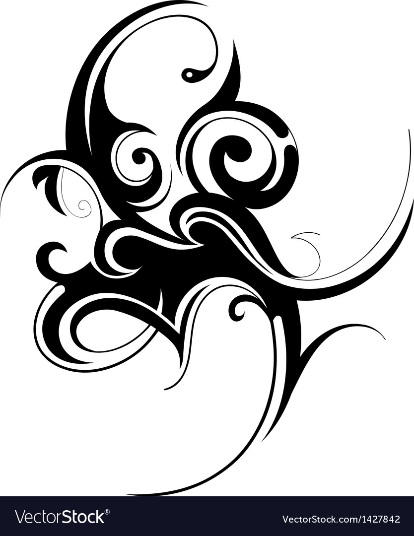 Fluid Tribal Swirls