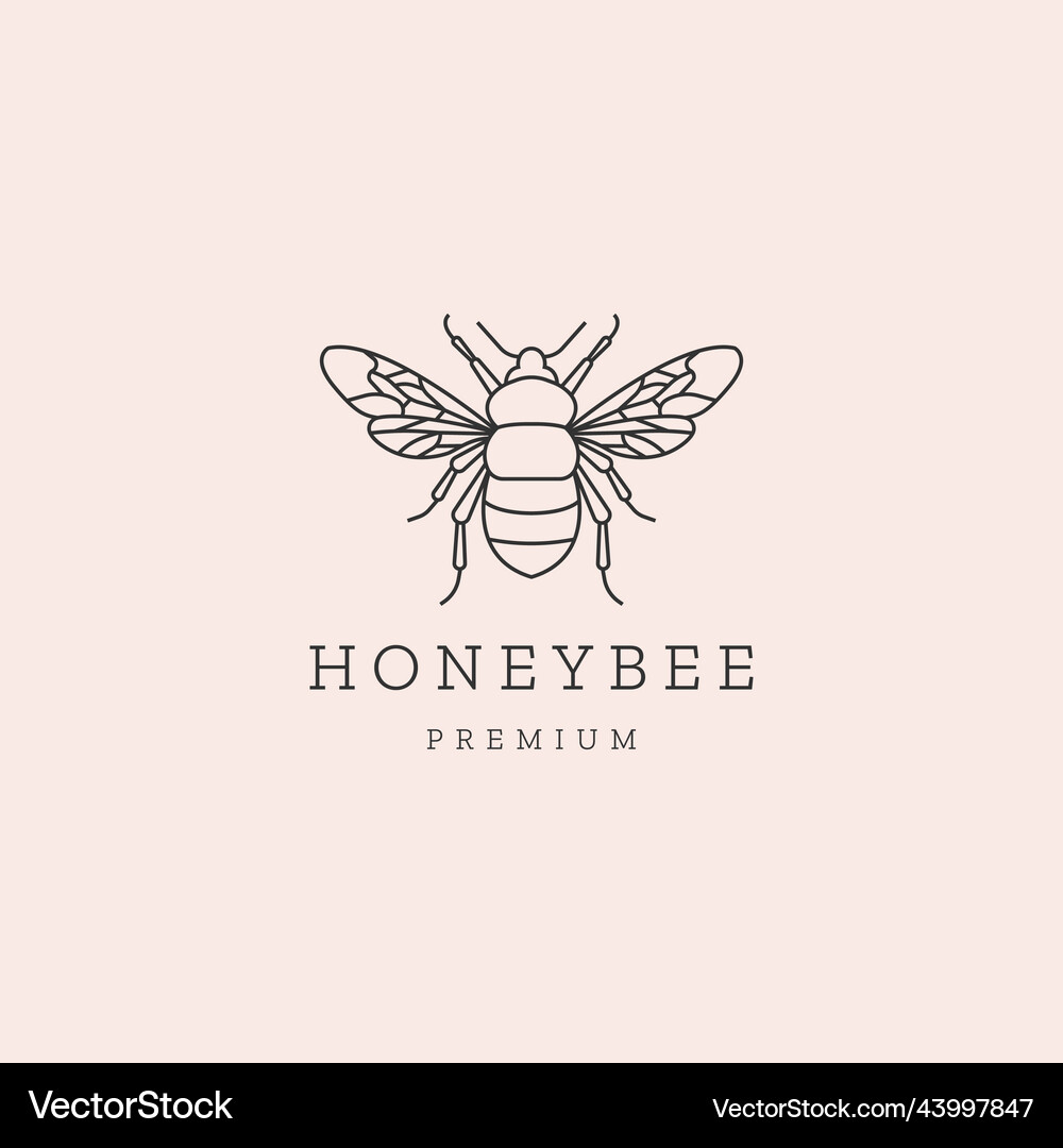 Bee Royalty Free Vector Image - VectorStock