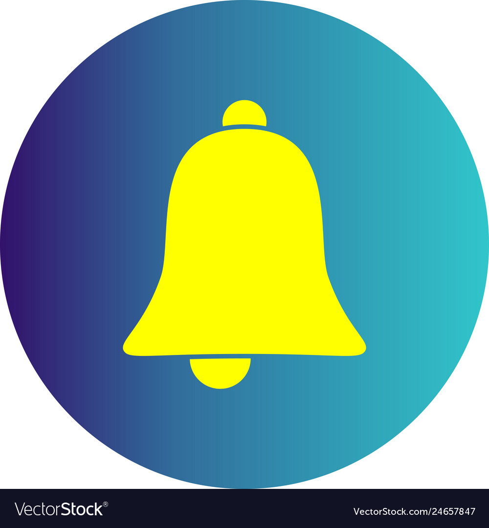 Bell icon Royalty Free Vector Image - VectorStock