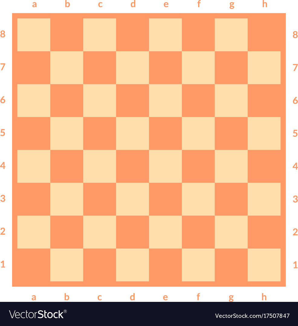 Empty chessboard isolated board for chess