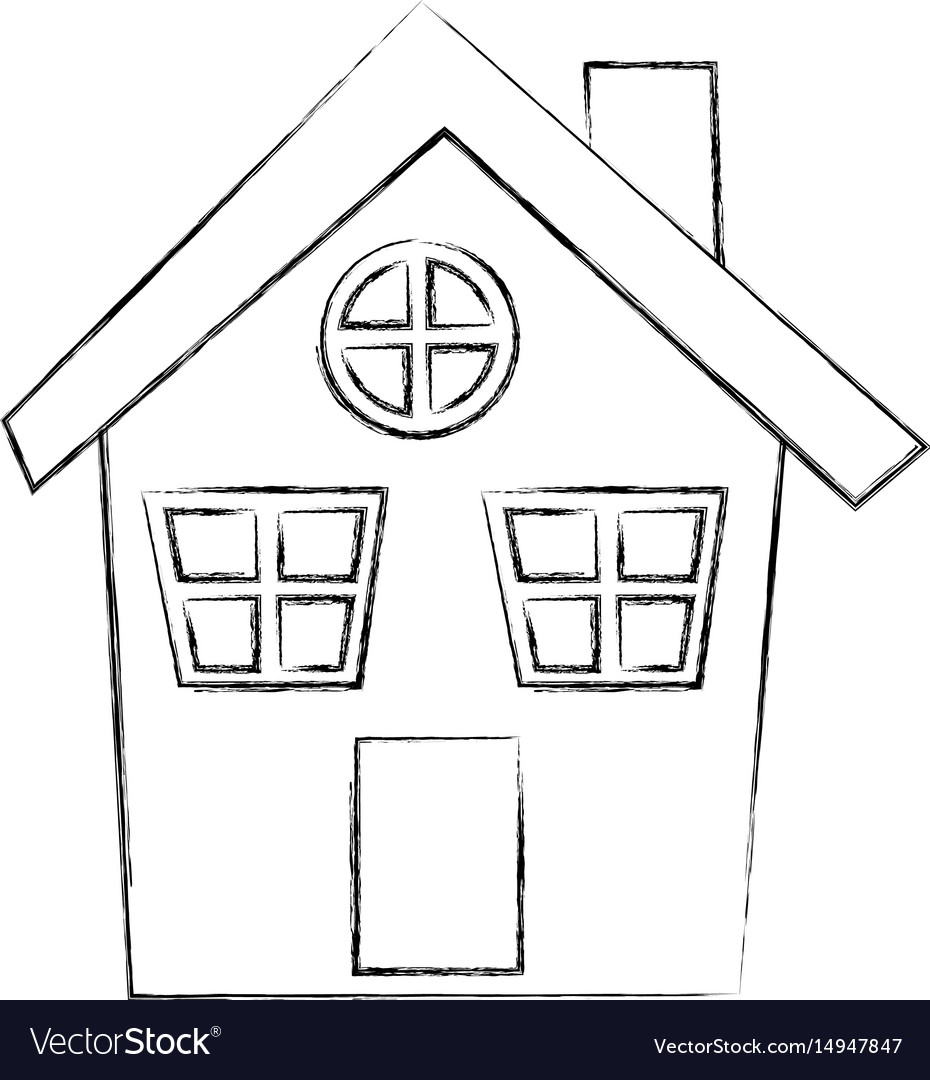 Exterior house isolated icon