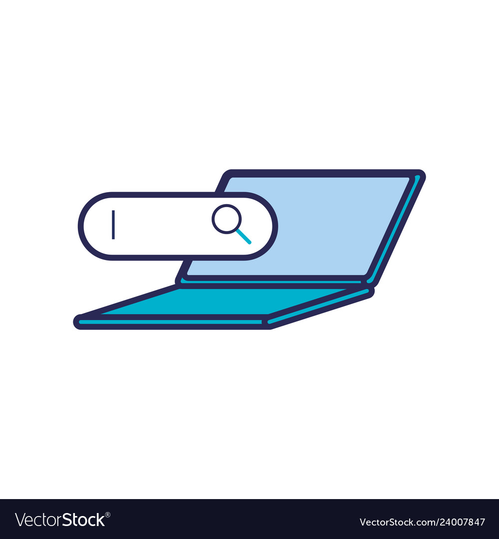 Laptop computer with browser bar