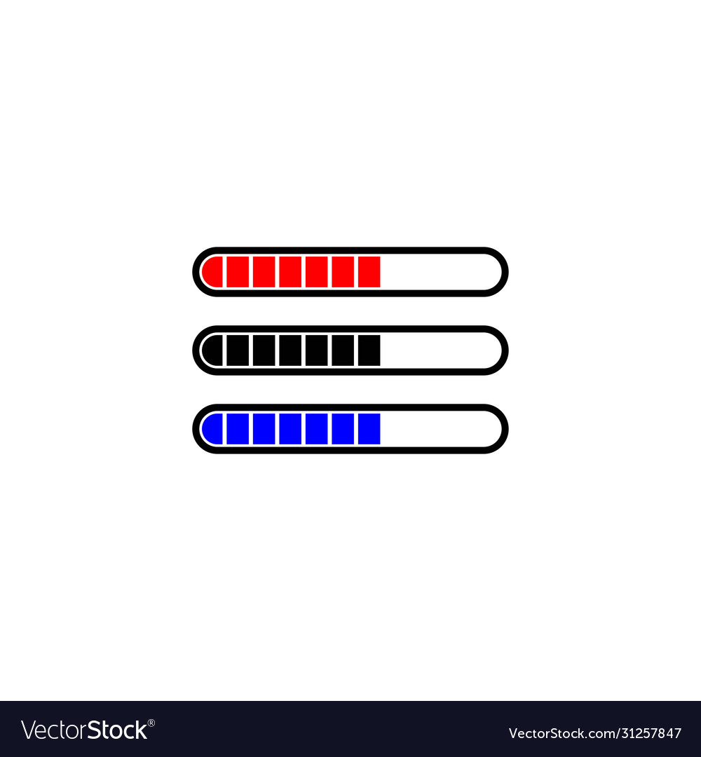 Loading process logo set icon