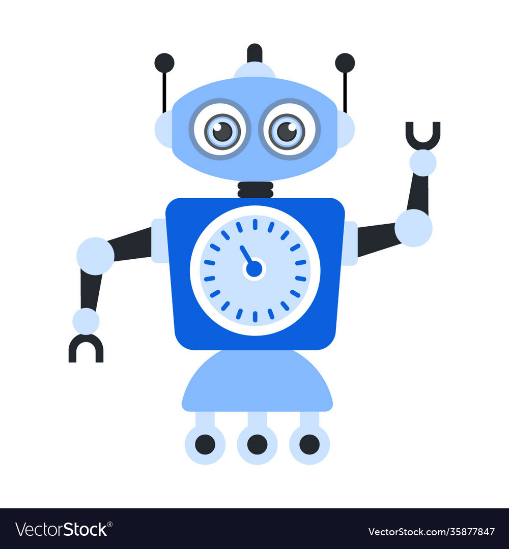 Power robot Royalty Free Vector Image - VectorStock