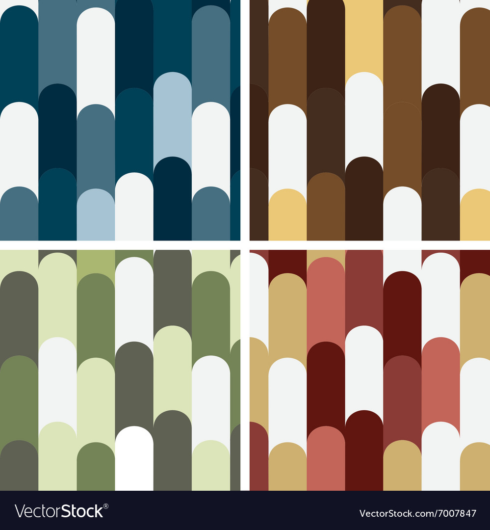 Set of 4 seamless pattern