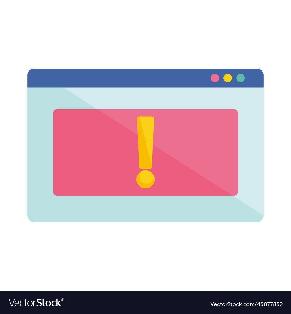 404 error webpage isolated