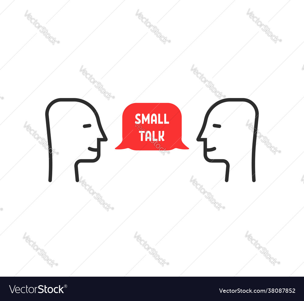 Easy small talk between two persons