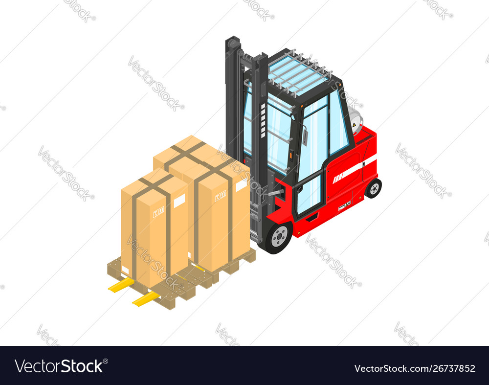 Gas powered forklift