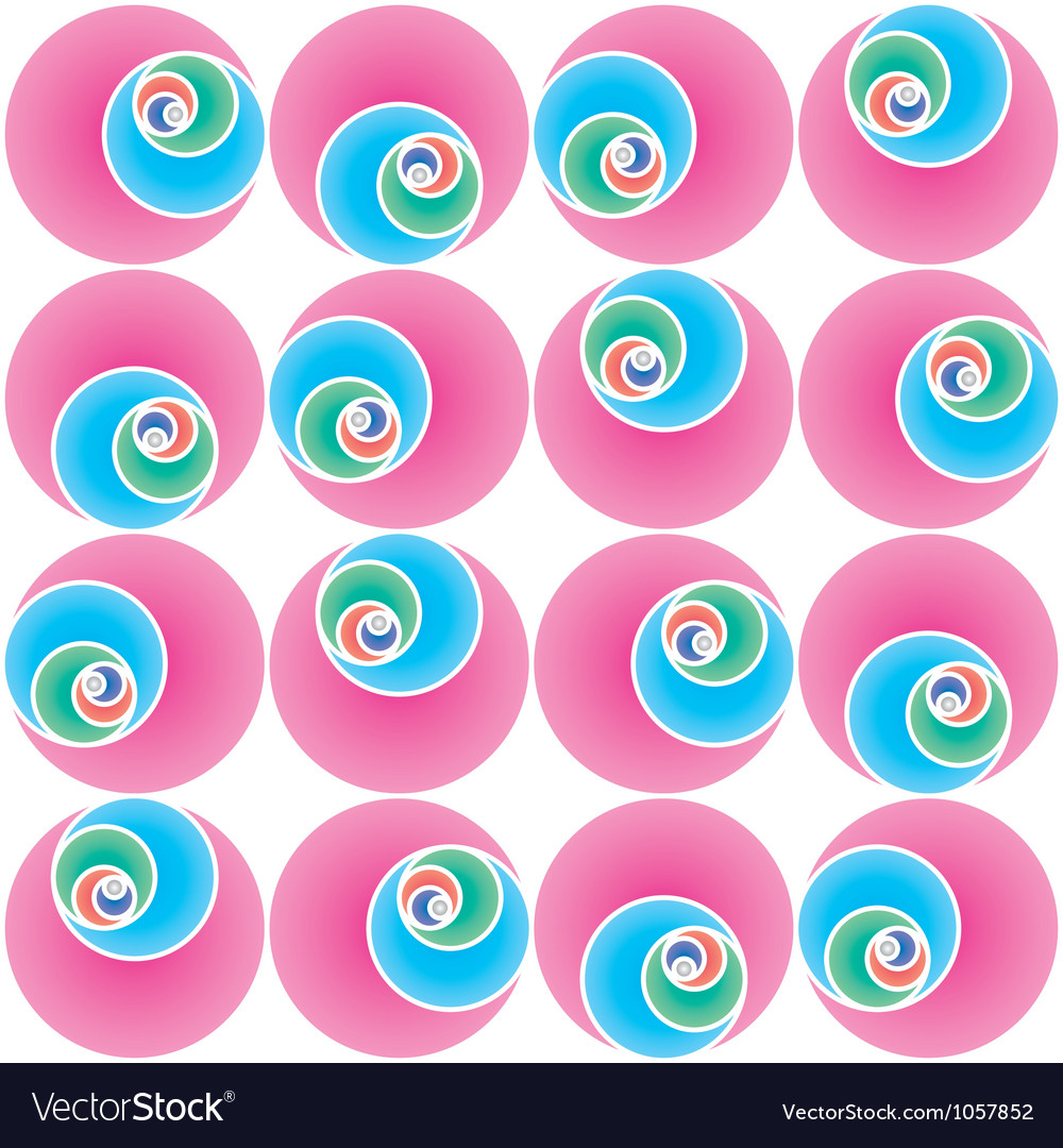 Seamless circles pattern