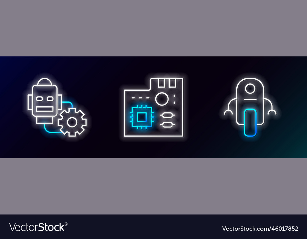 Set line robot setting and motherboard digital
