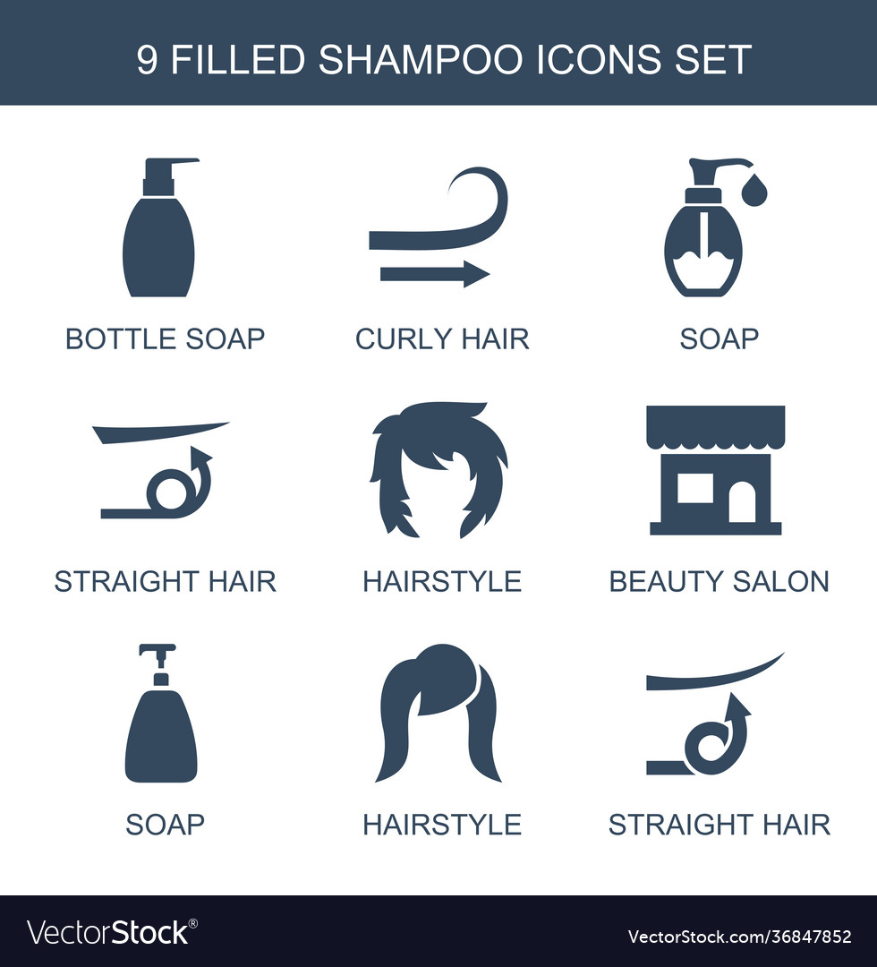 Shampoo icons