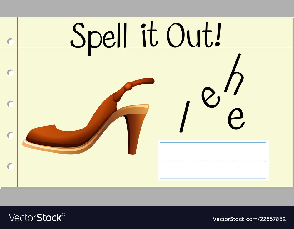 Spell it out heel