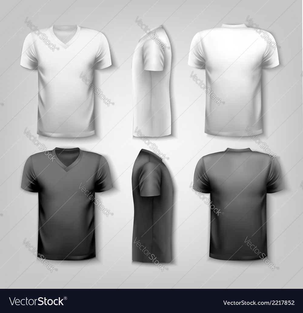 T-shirts with sample text space Royalty Free Vector Image