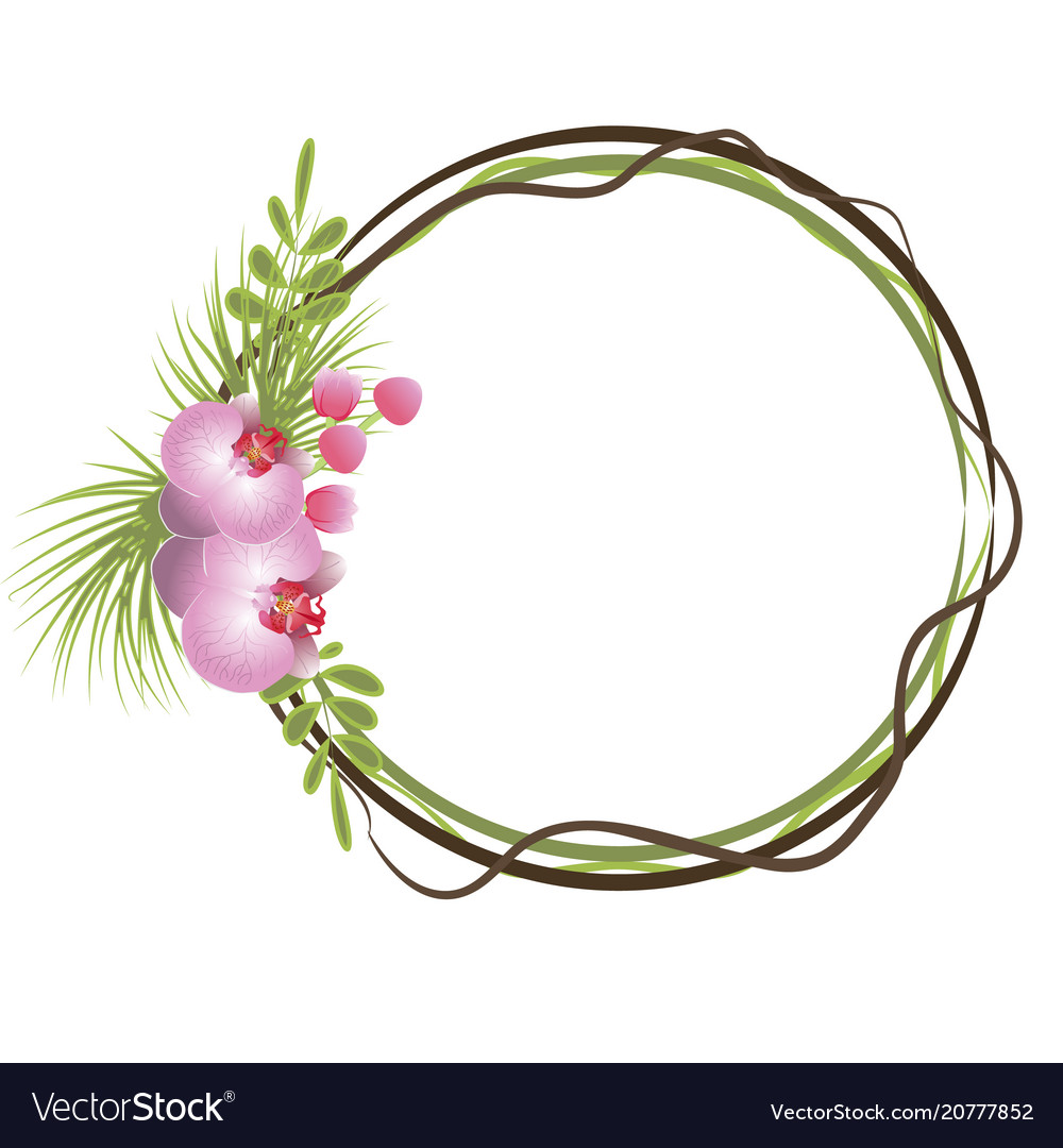 Tropical Frame Fl Summer Leaf Aloha Design