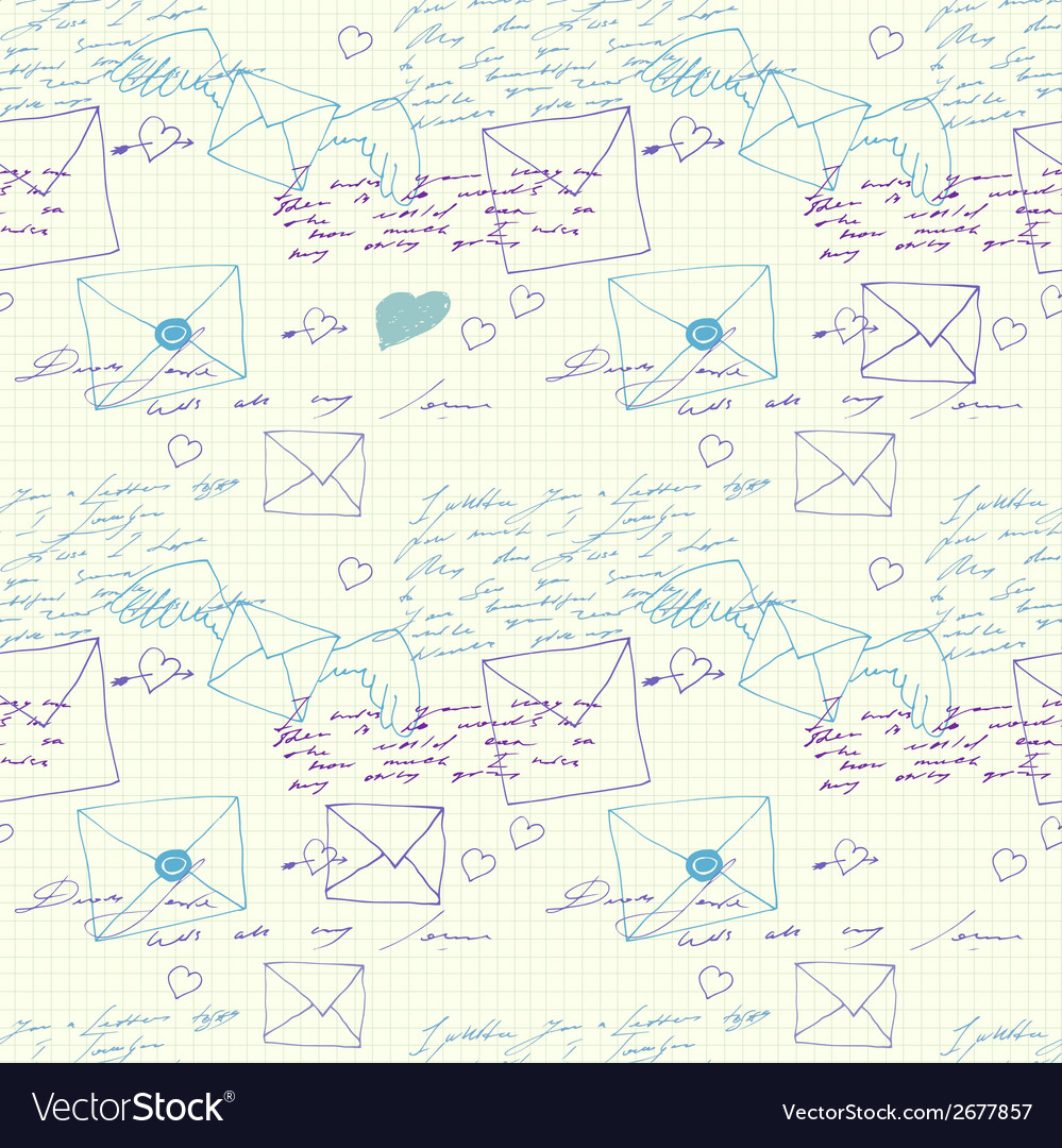 Background with letters