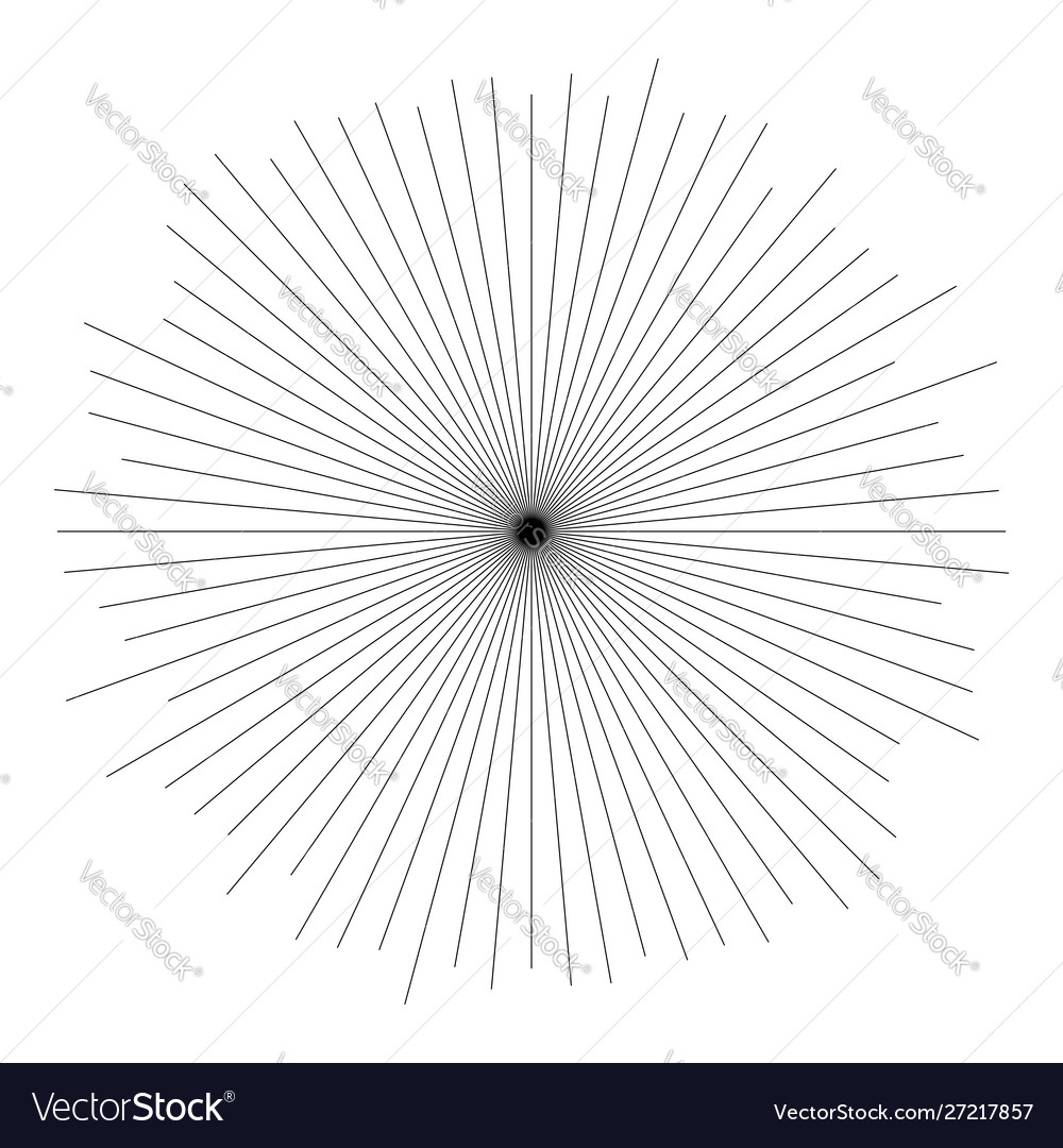 Dynamic Radial Sparkle Lines