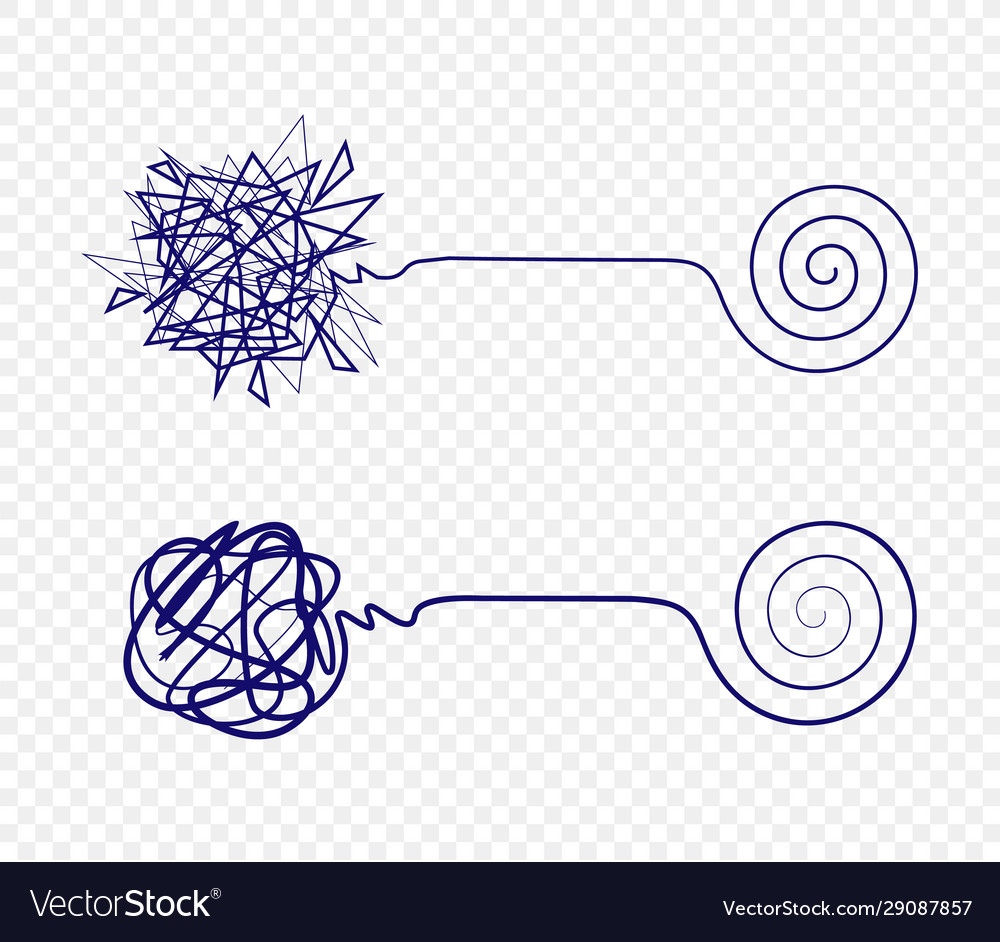 Graphic symbol for solving a complex problem vector image Graphic symbol for solving a complex problem