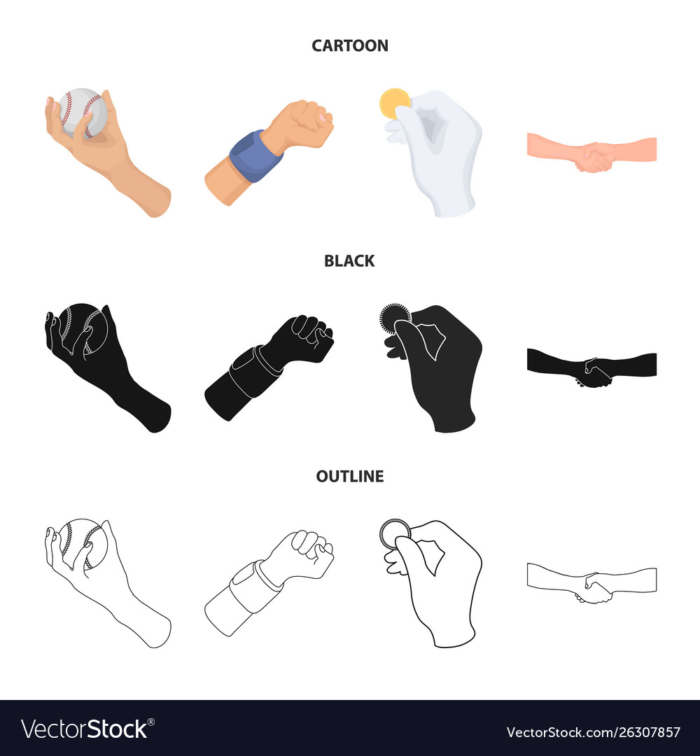 Isolated object animated and thumb icon set