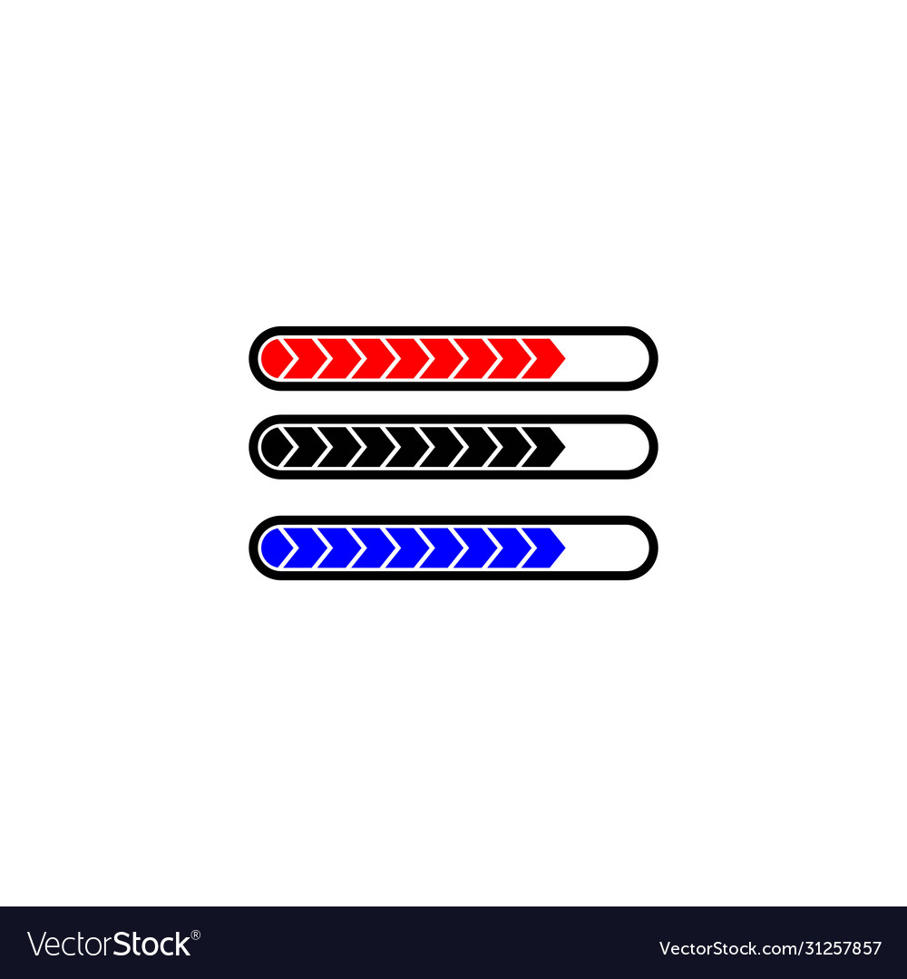 Loading process logo set icon