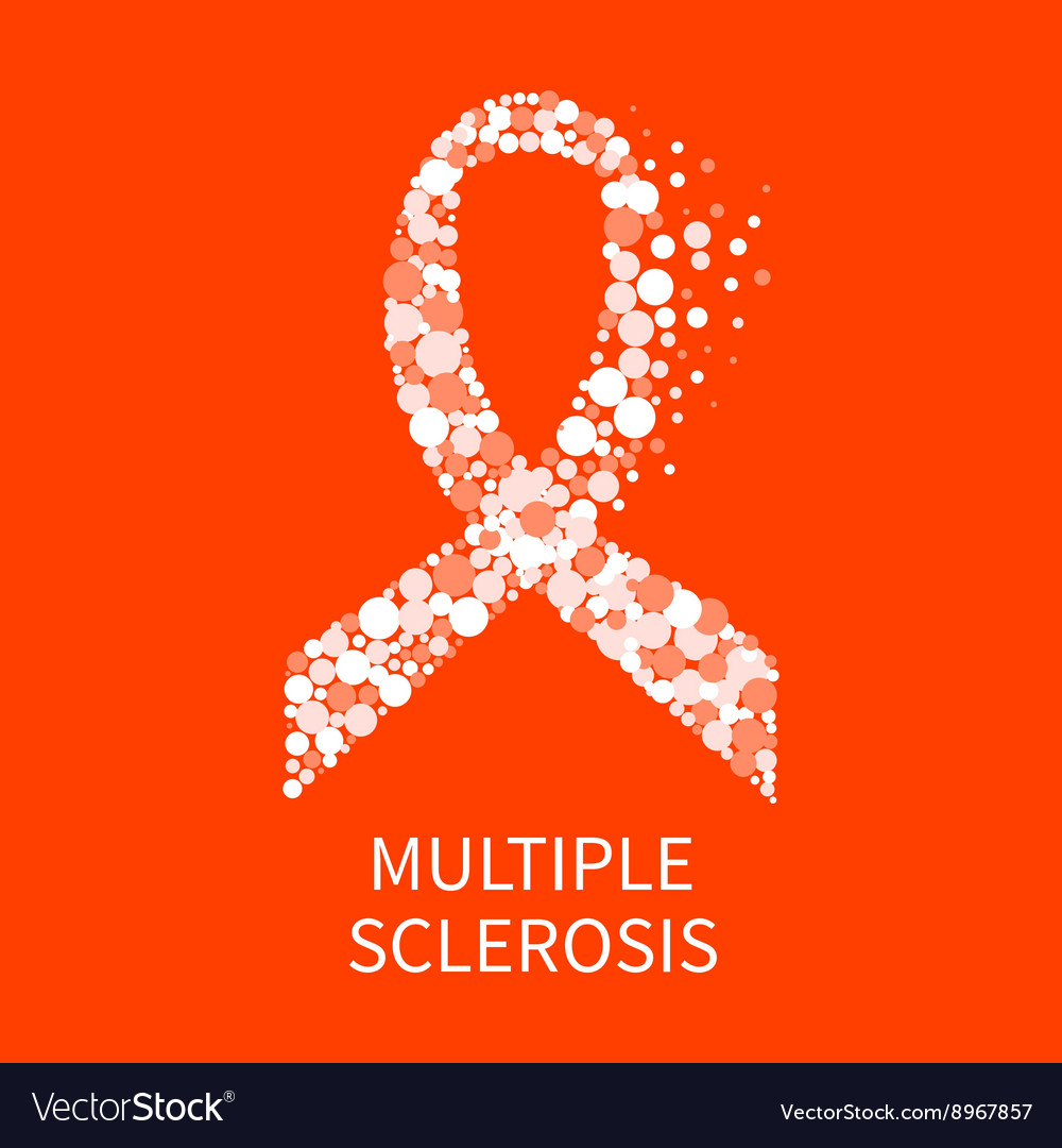 Multiple Sclerosis Ribbon Icon