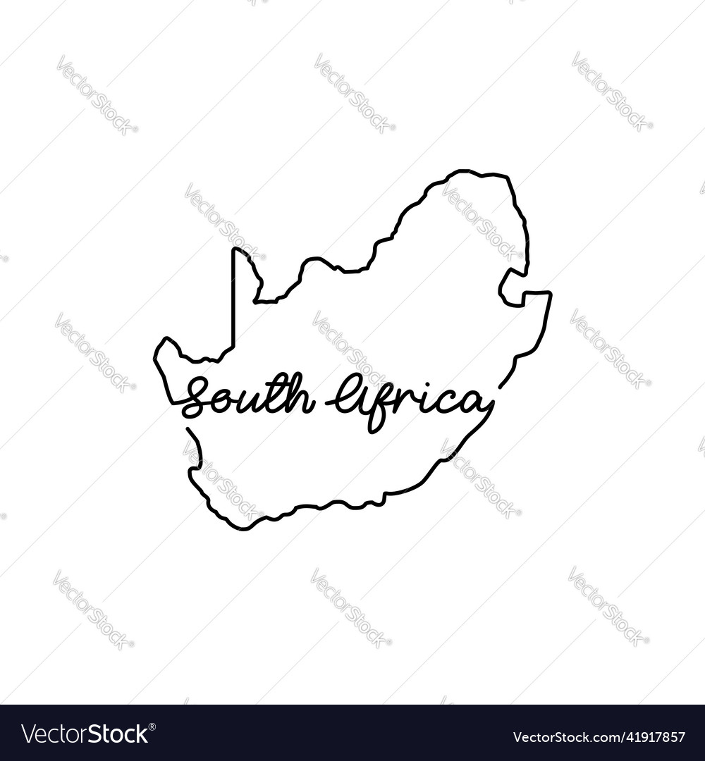 Outline Of South Africa Map Republic Of South Africa — Global Health
