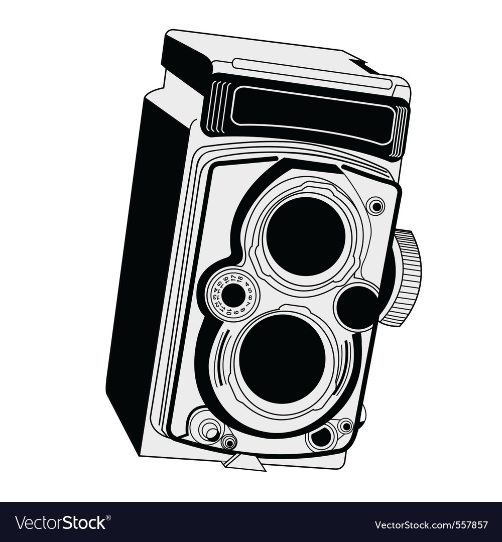 Download Vintage camera Royalty Free Vector Image - VectorStock