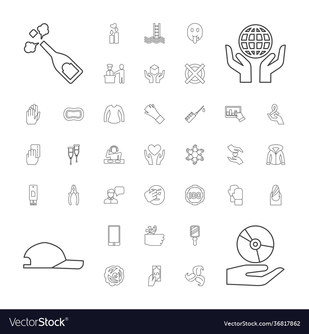 37 hand icons