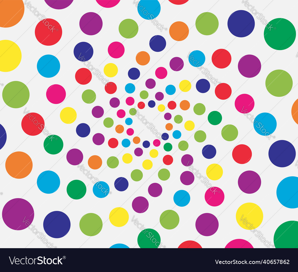 Abstract color dotted background modern pattern