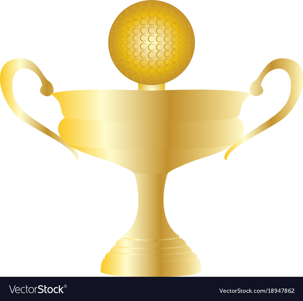 Abstract golf object Royalty Free Vector Image