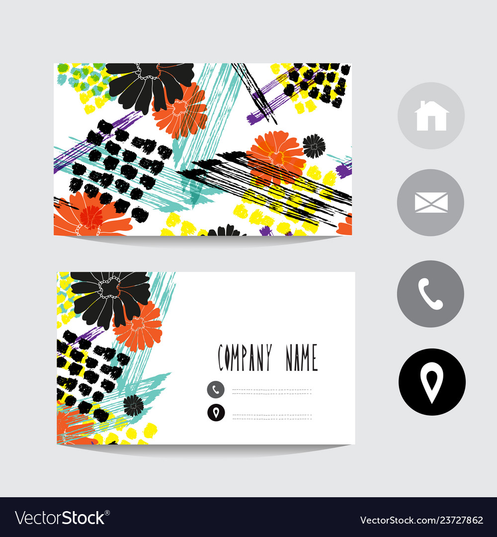 Business card template