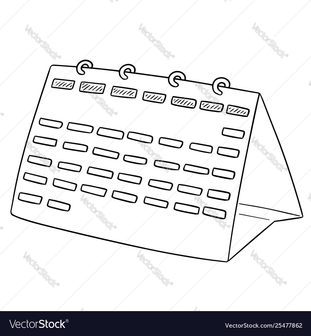 Calendar Royalty Free Vector Image - VectorStock