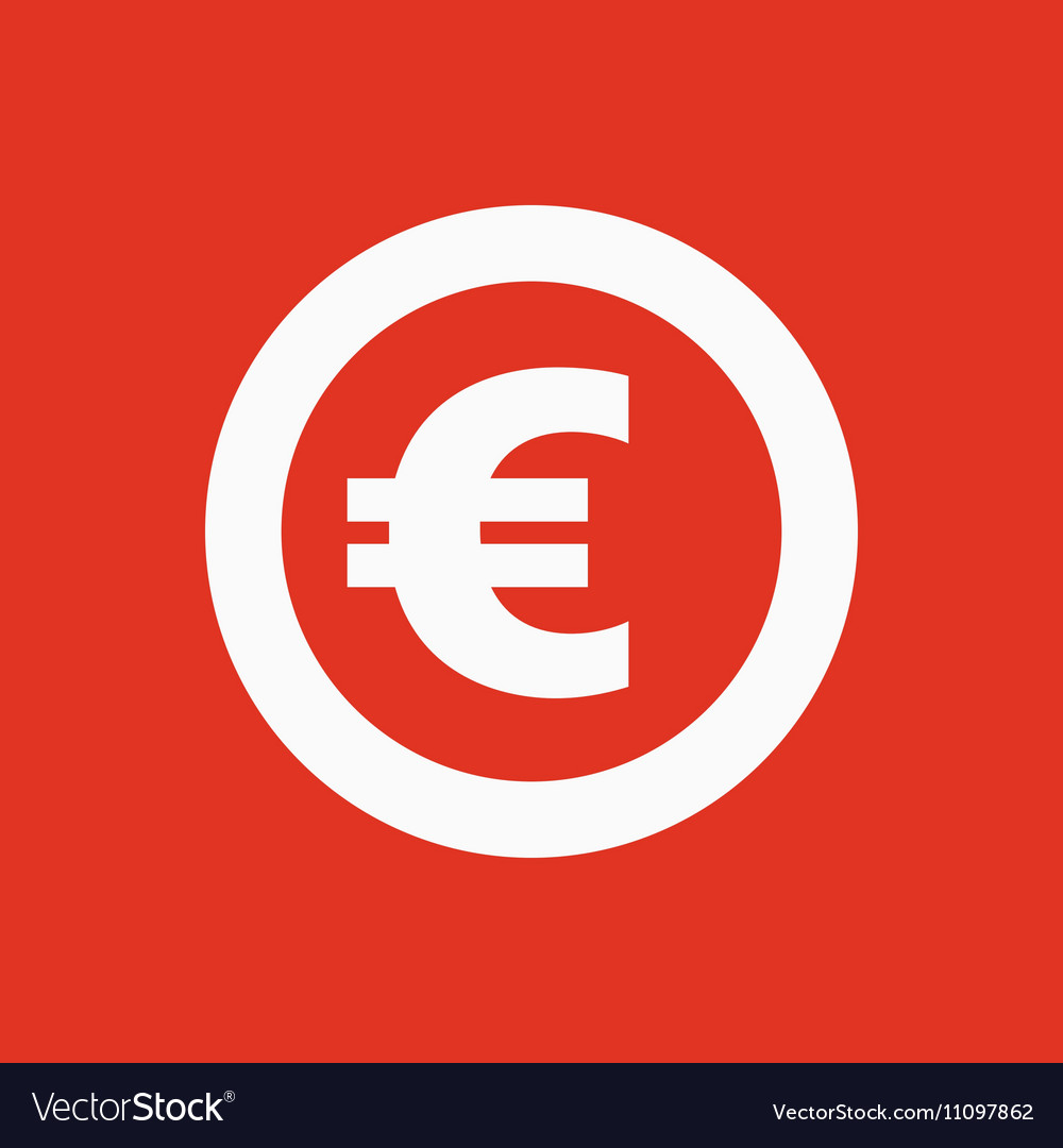 Euro icon cash and money wealth payment